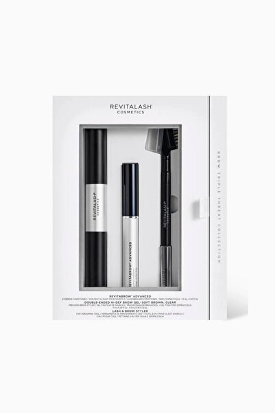 Revitalash Brow Triple Threat Koleksiyonu, Kaş Serumu, Kaş Jeli ve 3’ü 1 Arad...