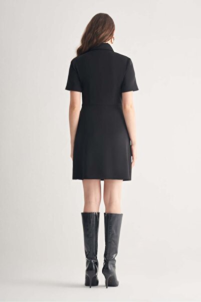 UTOPIAN Gömlek Yaka Mini Elbise