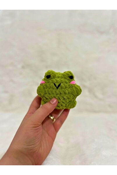 Gelinrehberi Amigurumi Kurbağa Anahtarlık Hediyelik El Örmesi Kişiye Özel Büt...