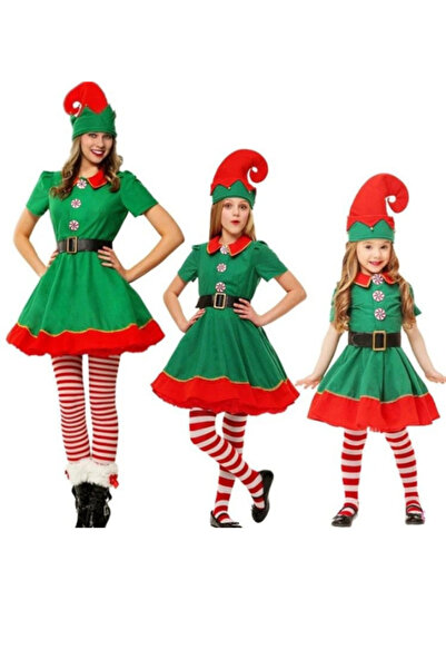 Blusmart Costum de spiridus, Elf, adulti, dama