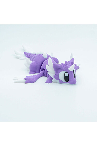 OEM Articulated figurine Mini Stellar Dragon, 3D, Purple, 10x8x3cm