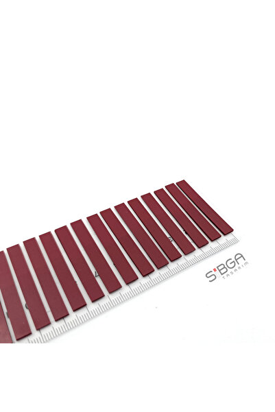 sibga tasarım Burgundy Thin Strip 320 Sheets Transparent Color Postit Post-It Post It. Bookmark Bookmark Postit