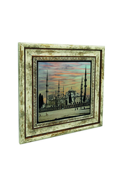 Sadrazam Manta Moscheea Sultan Ahmet cu imprimeu Pictură cu piatră naturală 2...