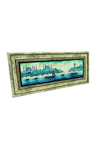 Sadrazam Istanbul B cu imprimeu Pictură cu piatră naturală 20cm x 46cm |   UdG-72