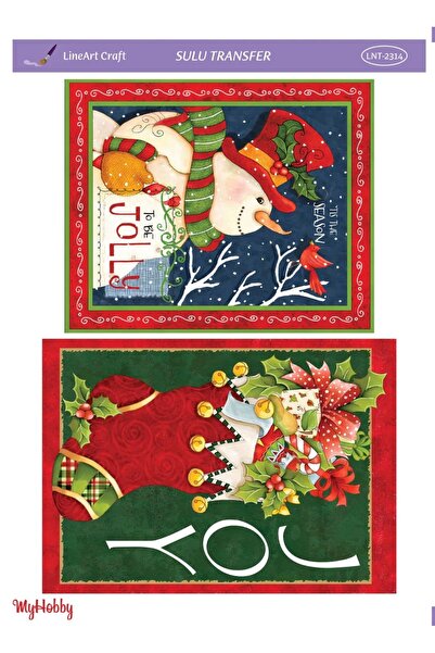 LİNEART New Year's Water Transfer No:Lnt2314 25X35Cm