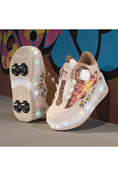 ROCKY Işıklı Çıkarılabilir Tekerlekli Patenli Çocuk Ayakkabısı