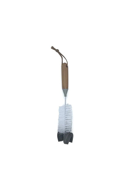 Melii BAMBOO BRUSH FOR BOTTLES WITH SPONGE HEAD, MELII