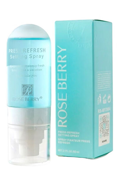ROSE BERRYY بخاخ التثبيت "برِس ريفريش": يحافظ على نضارة مكياجك ويمنحك رائحة العطلة