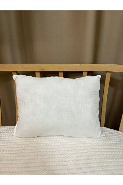 handemnakış tasarım Bebek Yastığı Kırlent İçi Müslin Kılıf Yastık içi 30x40 cm