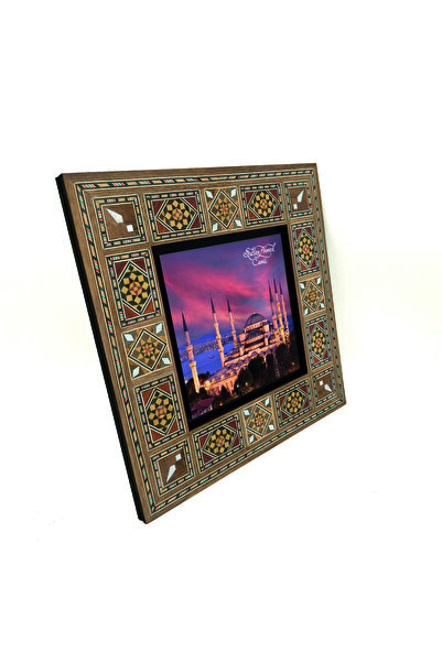 Sadrazam Masa de pictat Levant din MDF 20x20 cu imprimeu Moscheea Sultan Ahme...