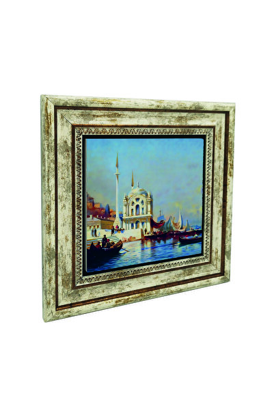 Sadrazam Moscheea Ortaköy cu imprimeu Tabla cu piatra naturala 25cm x 25cm |   KRT-38