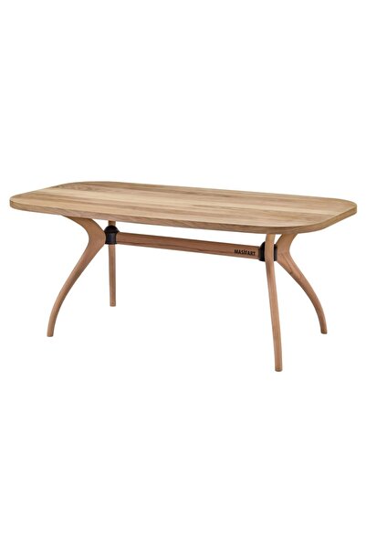 Masifart Sverus 190 Lık Ceviz Samyeli Robus Masa Cilasız Ham