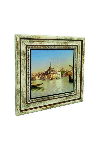 Sadrazam Moscheea Noua Eminönü cu imprimeu Pictură cu piatră naturală 25cm x 25cm |   KRT-43