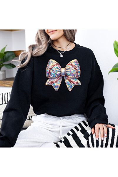 DD Secret Hanorac oversize pentru femei cu imprimeu SEQUIN