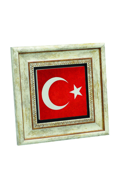 Sadrazam Steagul Turciei cu imprimeu Tabla din piatra naturala 20cm x 20cm | ...