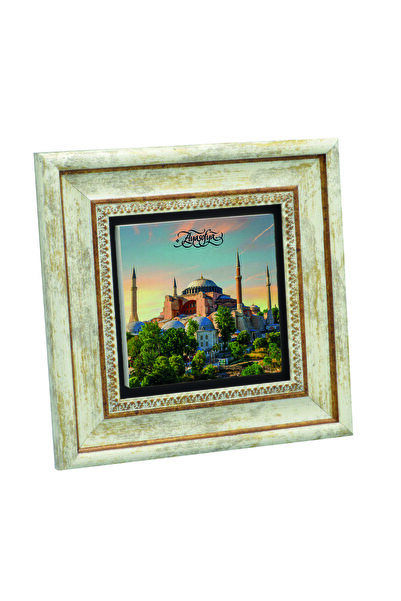 Sadrazam Tablou din piatră naturală Hagia Sophia cu imprimeu 20cm x 20cm |   1G-AC1