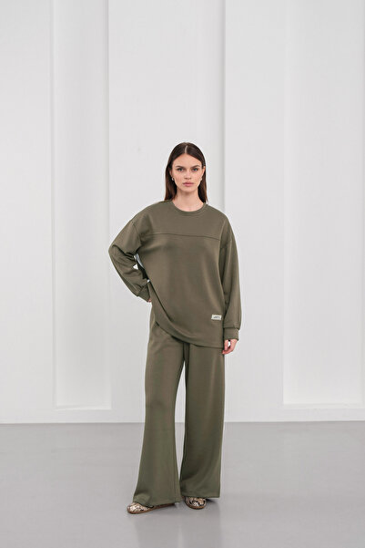 BLUE DAY'S Women's Modal Scuba Suit with Side Stripes