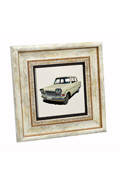 Sadrazam Pictură cu piatră naturală Devrim Otomobil cu imprimeu 20cm x 20cm |...