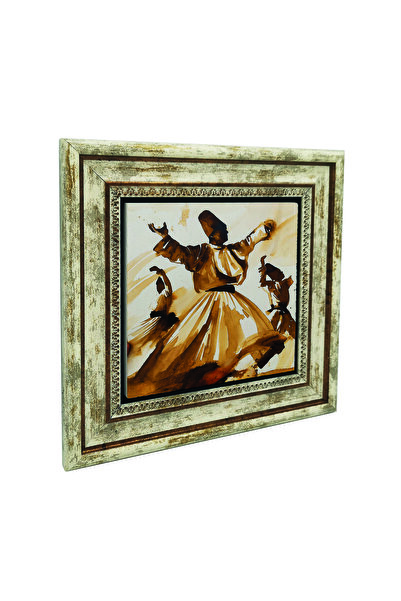 Sadrazam Tablou din piatră naturală Semazen cu imprimeu 25cm x 25cm |   KRT-76