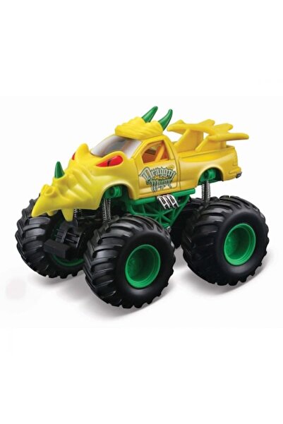 Maisto Monster Truck Earth Shockers Dragon 14cm Pullback Fresh Metal -