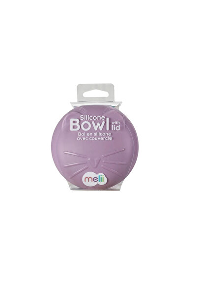 Melii Μπολ σιλικόνης με καπάκι, , Μοντέλο γάτας