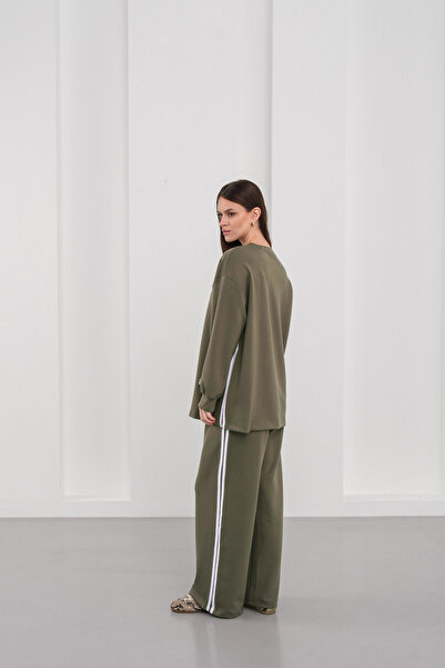 BLUE DAY'S Women's Modal Scuba Suit with Side Stripes