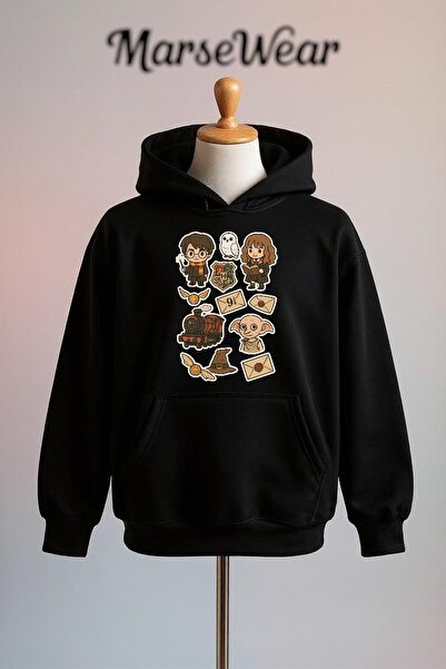 Vordevia سويت شيرت كبير الحجم مطبوع من القطن بثلاث خيوط