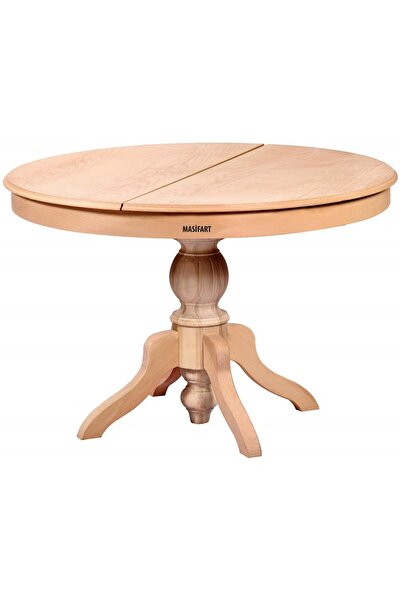 Masifart Rozet 120 Lik Yuvarlak Baba Açılır Masa Cilasız Ham