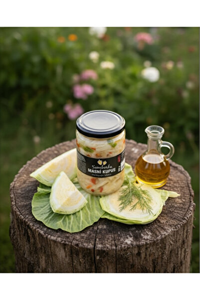 Somborka Geleneksel Zeytinyağlı Lahana Mezesi – Masni Kupus 600 g (Doğal & Ev Usulü)