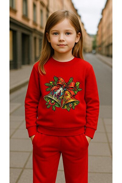 playwear Παιδικό Φούτερ Çocuktakım με στάμπα Bell Noal για Κορίτσια και Αγόρι...