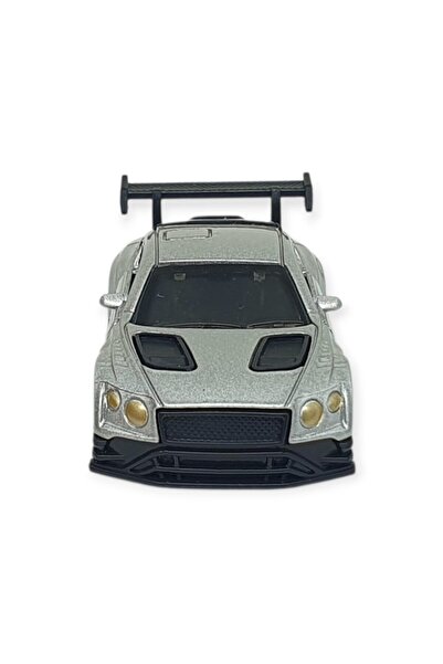 Genel Markalar Çek Bırak Metal Küçük Arabalar 8 cm - 6411A-16 - Gümüş (Lisinya)