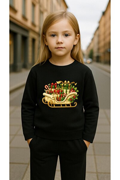 playwear Παιδικό Φούτερ Σετ με Στάμπα για Κορίτσια και Αγόρια, Λαιμόκοψη Ποδη...