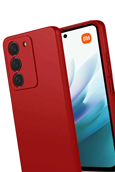cepmoda Xiaomi'Redmi 15 (4g)' Phone Case - Flexible Thin Silicone Cover Slim Case - Red