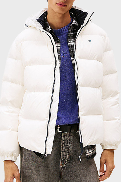 Tommy Jeans Comfort Fit Çıkarılabilir Kapüşonlu Şişme Mont Erkek MONT DM0DM19...