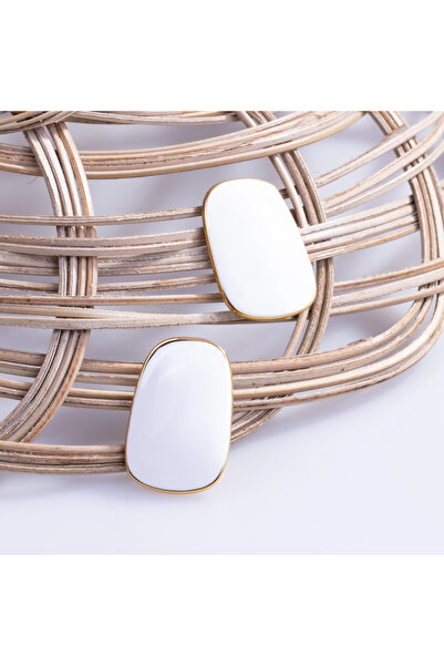 Shine of Magic Jewelry White Aura Earring |   Steel Earrings