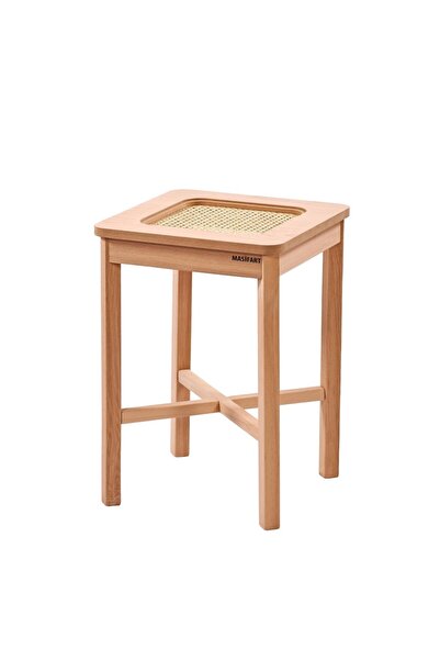 Masifart Nerolia Çapraz Kare Hasırlı Saksılık Cilasız Ham