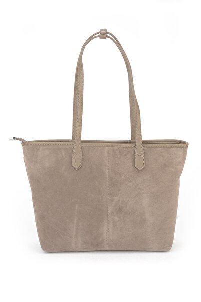 Ziya , Women's Genuine Leather Shoulder and Hand Bag 153979Z5018 Sand