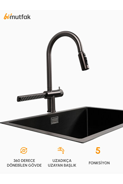 GL GENERAL LUMIX 5 Fonksiyonlu Şelale Akışlı Arıtma Destekli Batarya