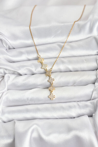 Luord Store 316L Steel Chain Gold Color Clover Model Women's Necklace