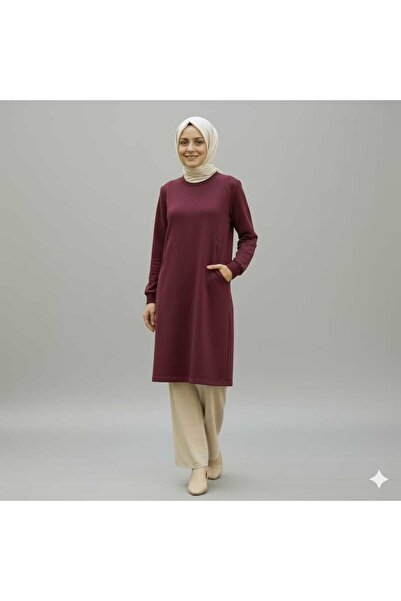 Mersha Collection Mersha Zarif Emzirme Özellikli Lohusa Tuniği – Pratik ve Şık