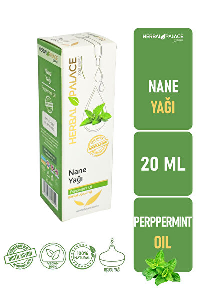 Herbal Palace زيت النعناع العطري 20 مل ونقي وطبيعي 100% (زيت النعناع)