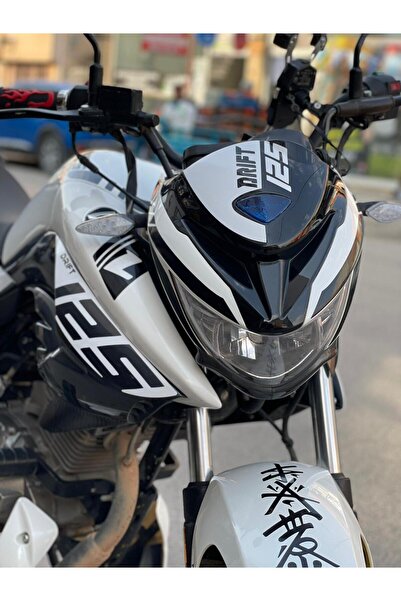 unifol DRİFT L ÖN KAFA KAŞ ŞERİT KAPLAMA STİCKER (BEYAZ DRİFT İÇİNDİR)