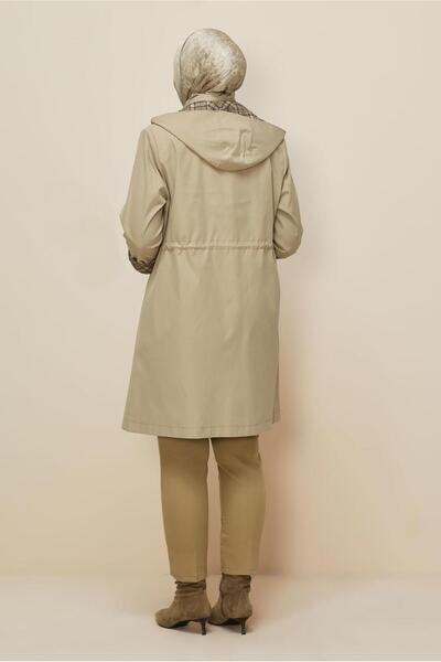 Alvina Plus Size Trench Coat 10991