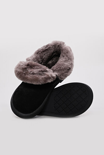 FAST STEP Genuine Leather & Fur Women's Classic Boots 710Kza2000