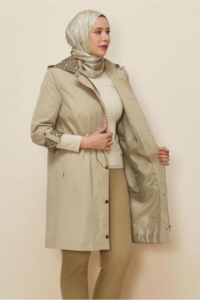 Alvina Plus Size Trench Coat 10991