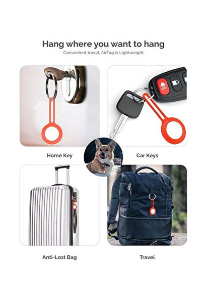 ineix Silicone Sleeve Case Cover For Apple AirTag