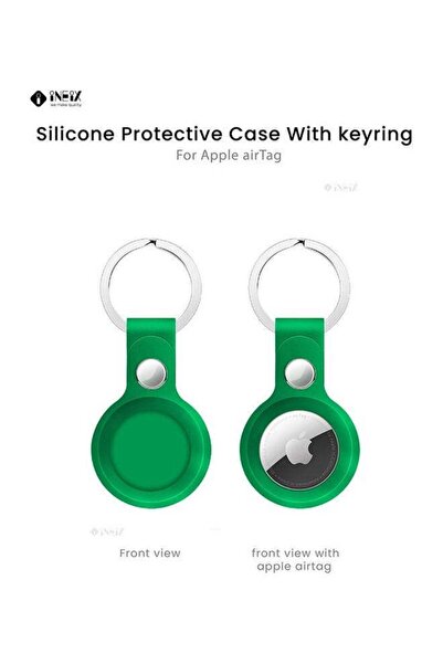 ineix غطاء حماية مع حلقة مفاتيح لجهاز Apple AirTag