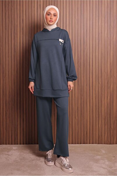 TRENDTESETTÜR Women's Gray (Anthracite) Ka Hooded Antholone Suit t 2017