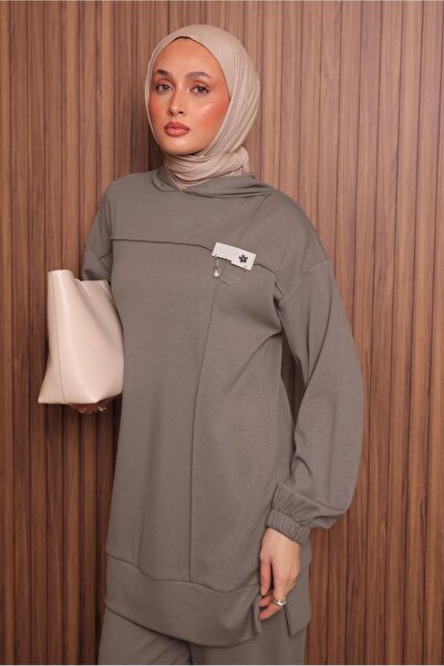 TRENDTESETTÜR Women's Mink K Hooded Pants Suit t 2017