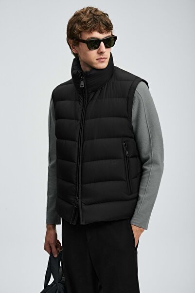 Kocamanlar Ayakkabı Lufian 112130028 Peter Goose down Men's Vest Black